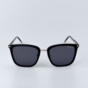 Tom Ford Women BRAND NEW Sunglasses Black Smoke Square FT0949 01A